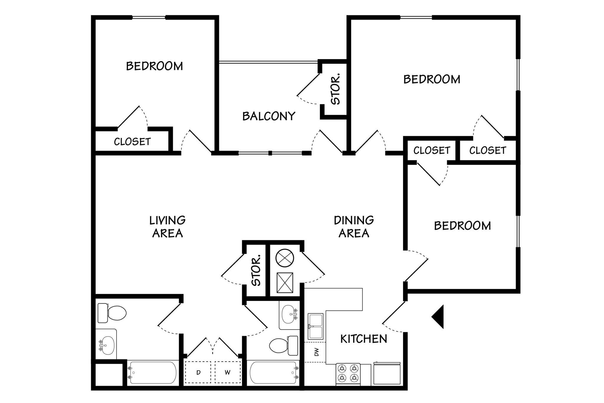 Floor Plans Swift Creek Apartments